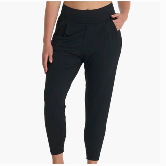 VUORI Lux At Ease Harem Jogger Pants Black Size - Picture 1 of 7